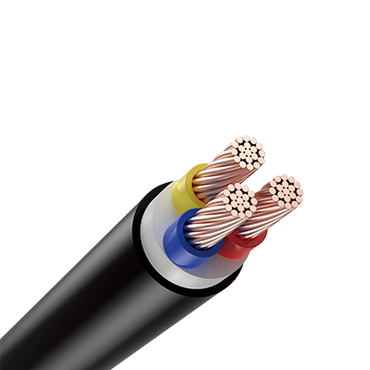 PVC insulated and sheathed three core non-armored copper cable