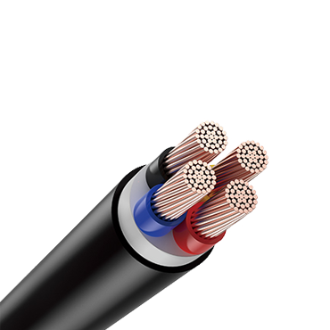 PVC insulated and sheathed four core non-armored coppercable
