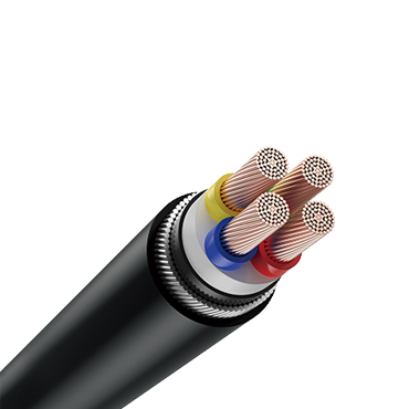 PVC Insulation and sheath four core armoured copper core cable