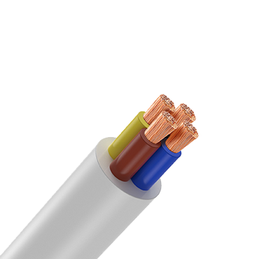PVC insulated and sheathed flexible copper cable four core