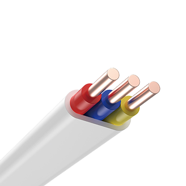 PVC Insulated and sheathed flat three core copper cable